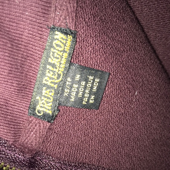 True Religion Short sleeve zip top xs - Picture 6 of 11